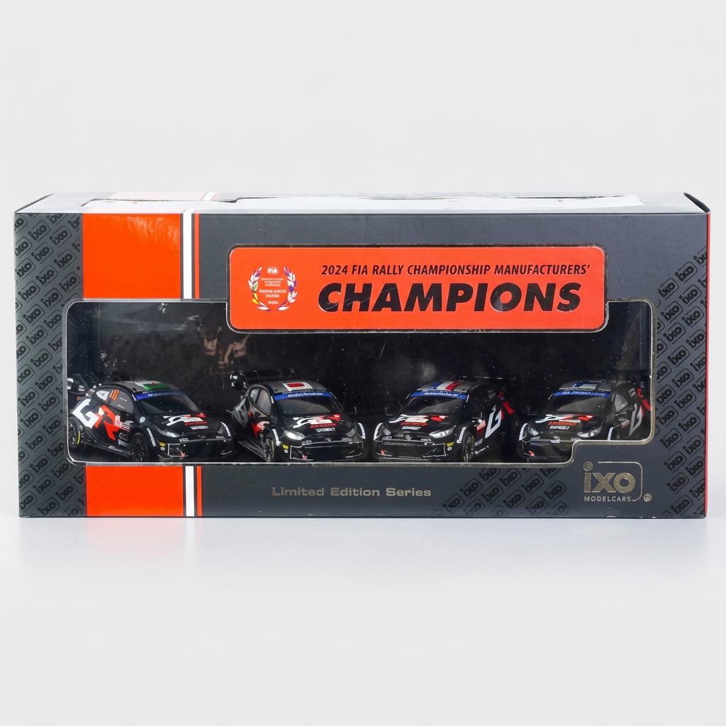 Toyota GR Yaris Rally1 Hybrid Rally 2024 SET 4x FIA Champions