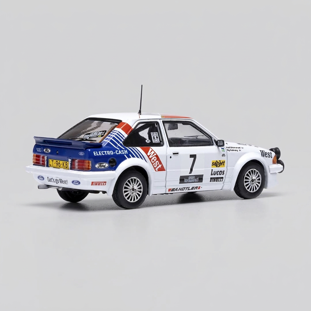Ford Escort MK III RS Turbo #7 - Stig Andervang / André Schoonenwolf - Haspengouw rally 1985