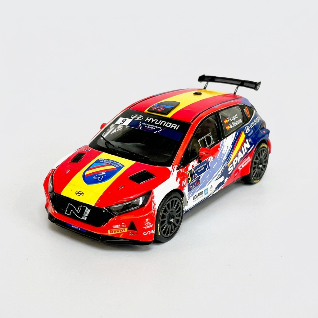 Hyundai I20 Rally 2 #9 - Pepe Lopez / Borja Rozada - FIA Motorsport Games Rally 2022