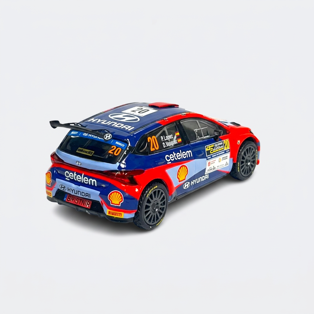 Hyundai i20 Rally2 #20 - Pepe Lopez / David Vásquez - Rally Sierra Morena 2025