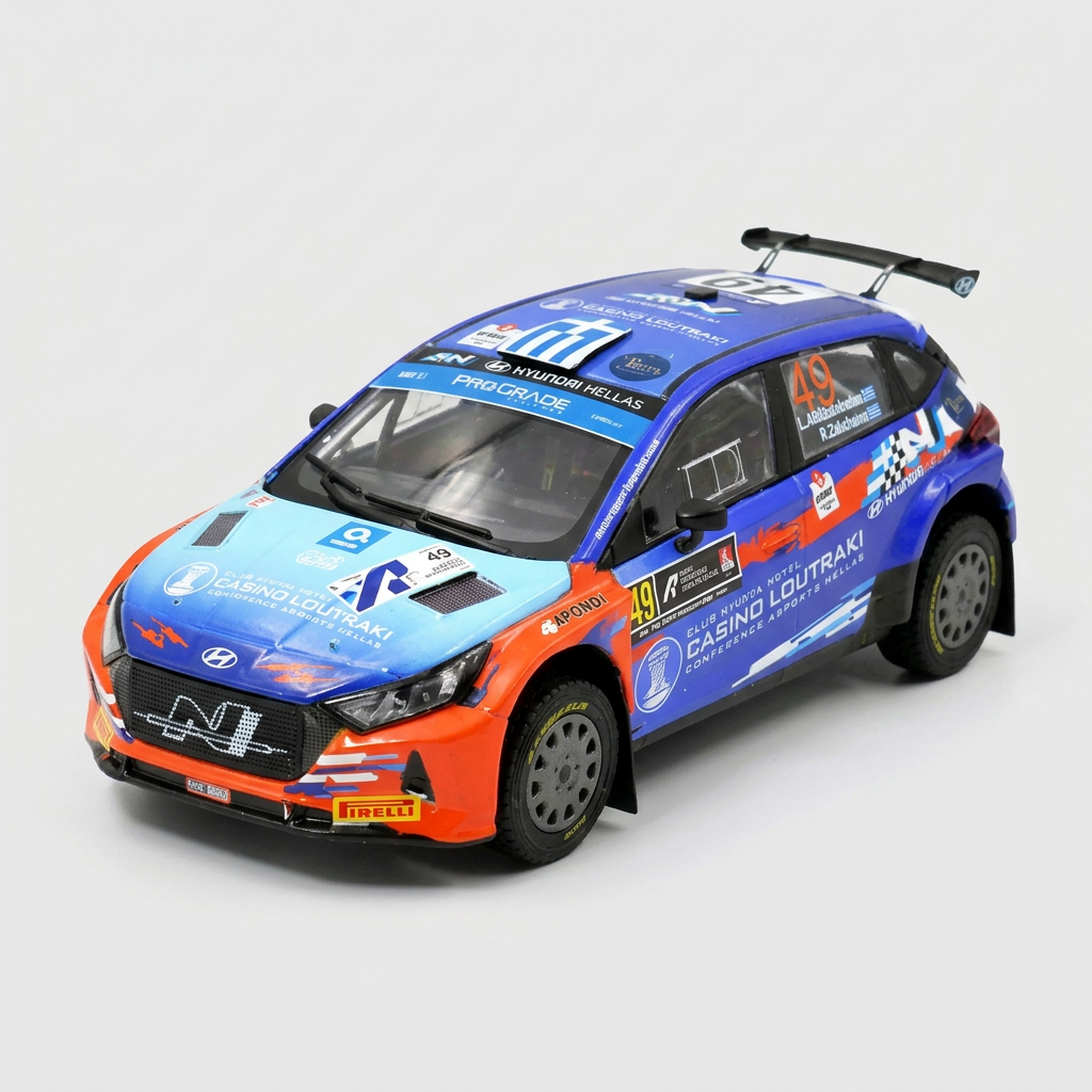 Hyundai i20 Rally 2 #49 - Lambros Athanassoulas / Nikolaos Zakheos - Rally Acropolis 2022