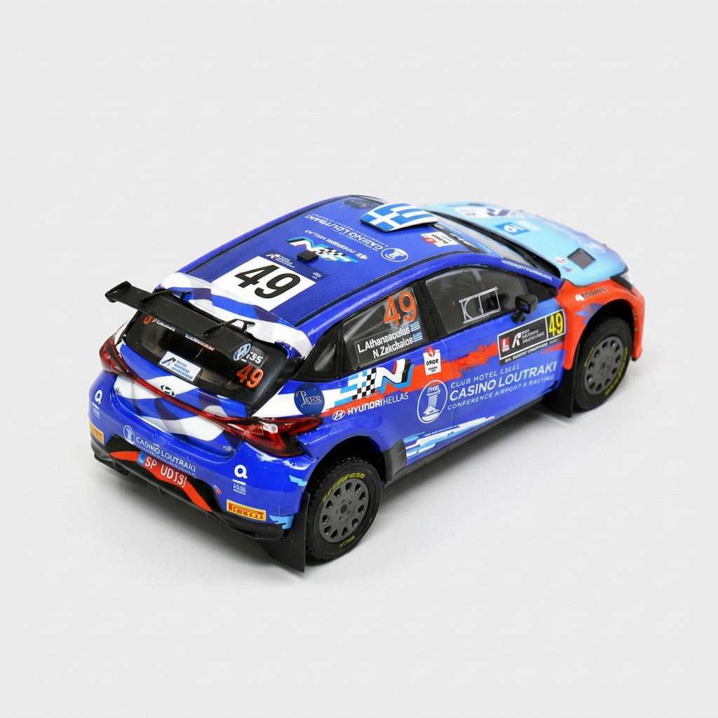 Hyundai i20 Rally 2 #49 - Lambros Athanassoulas / Nikolaos Zakheos - Rally Acropolis 2022