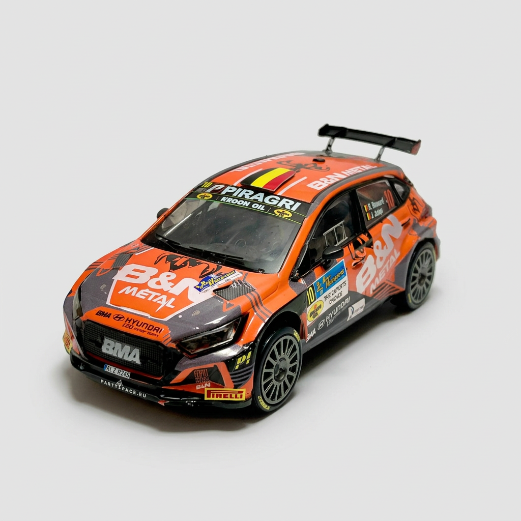 Hyundai i20 Rally 2 #10 - Bastien Rouard / Johan Jalet - Rally Haspengouw 2023