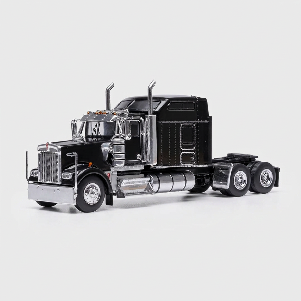 Kenworth W900 Sleeper Cab Black 1990