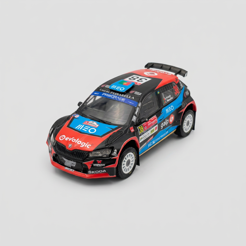 Skoda Fabia Rally 2 #38 - Armindo Araújo / luís Ramalho - Rally de Portugal 2022 - Campeão Nacional de Rallys 2022