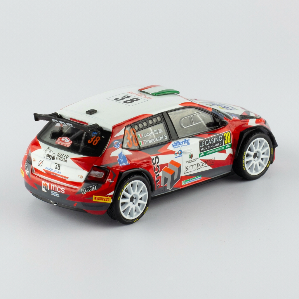 Škoda Fabia Rally2 WRC #38 - Massimiliano Locatelli / Stefano Tiraboschi - 2024 Monte Carlo Rally
