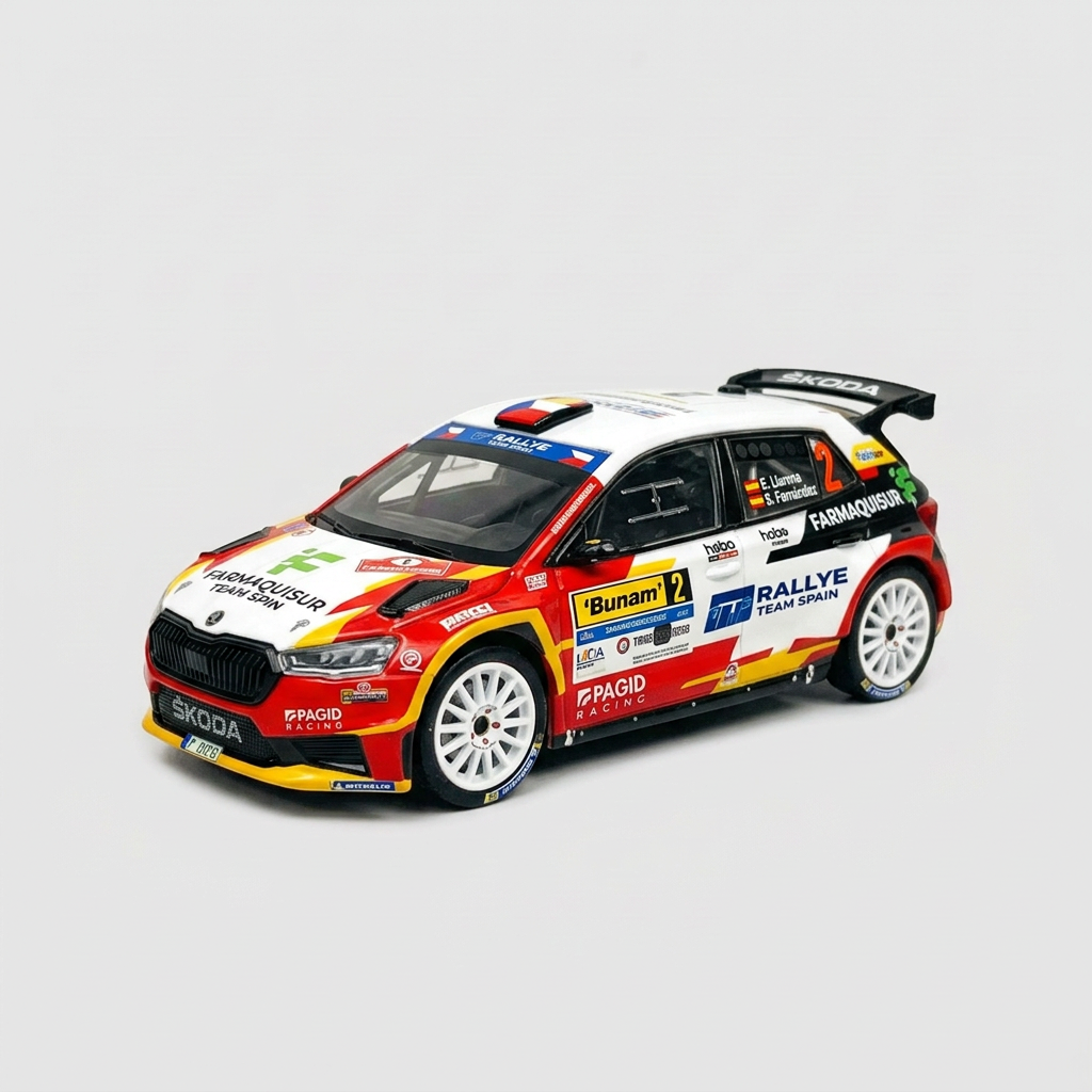 Škoda Fabia RS Rally 2 #2 - Efrén Llarena / Sara Fernández - Rally Barum 2024