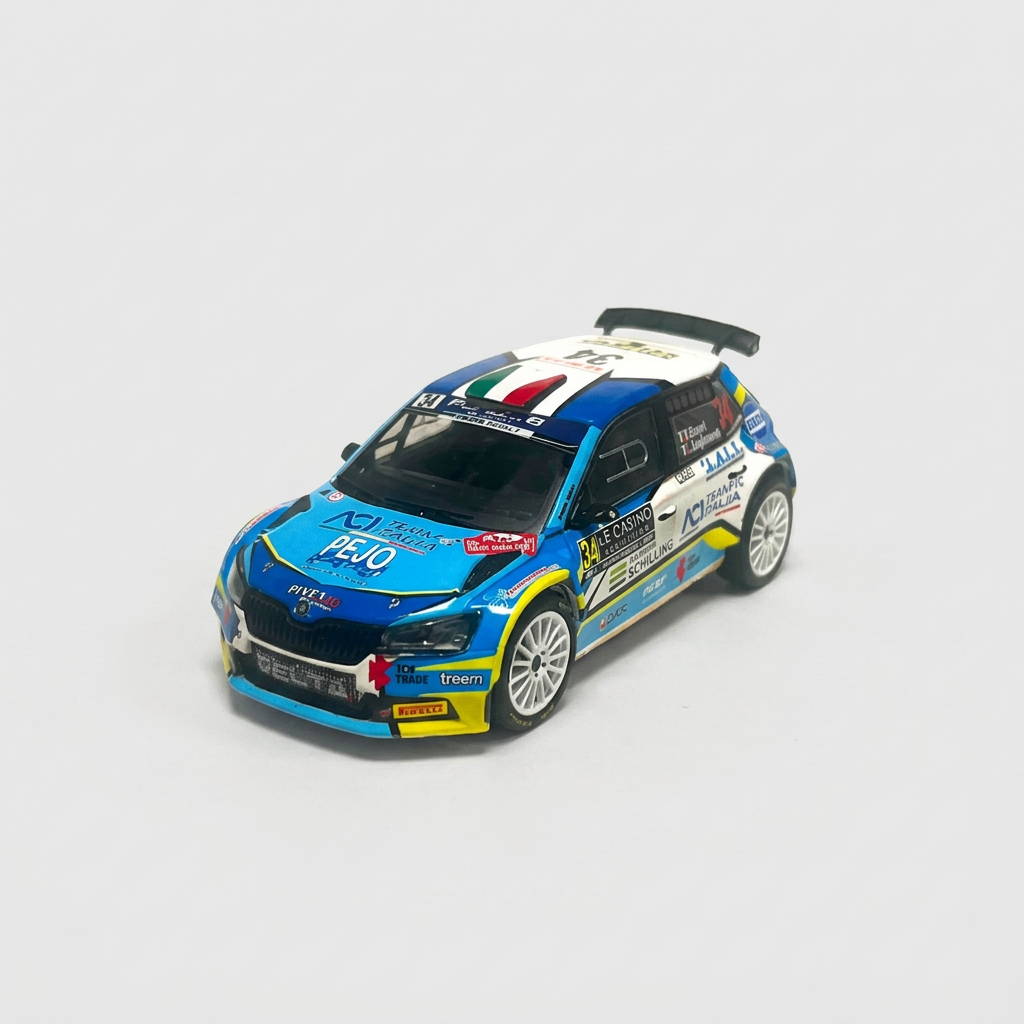Škoda Fabia RS Rally2 #34 - Roberto Daprà / Luca Guglielmetti - 2024 Monte Carlo Rally