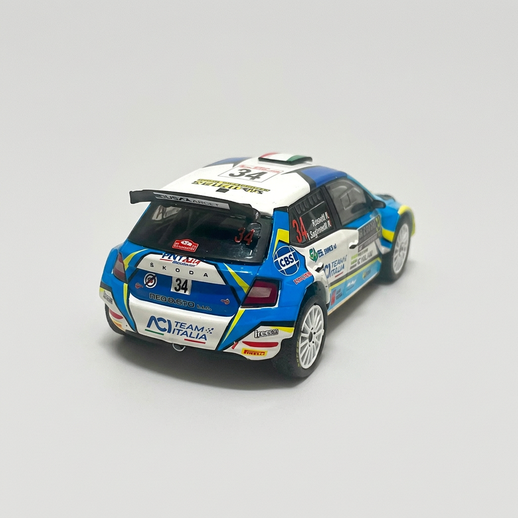 Škoda Fabia RS Rally2 #34 - Roberto Daprà / Luca Guglielmetti - 2024 Monte Carlo Rally