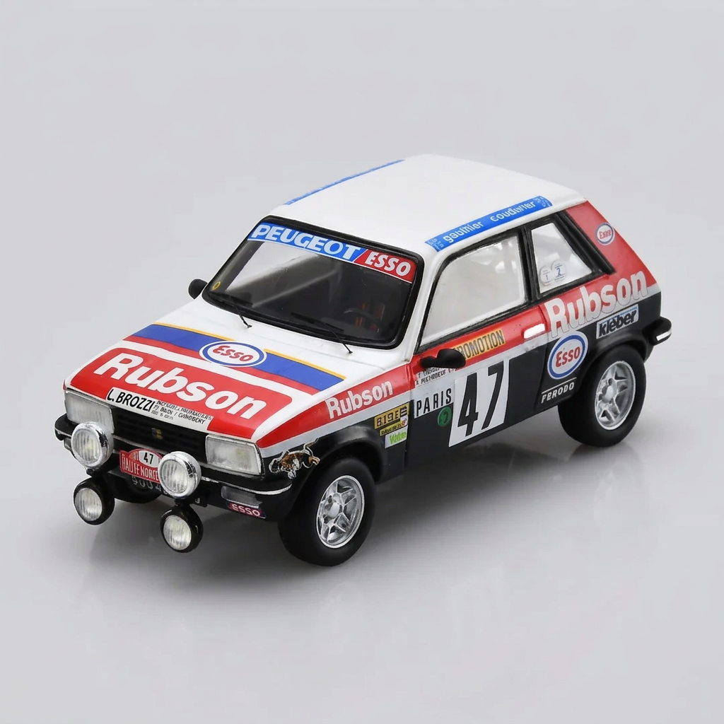 Peugeot 104 ZS n47- Pierre Toujan / Annick Peuvergne - Monte Carlo 1981