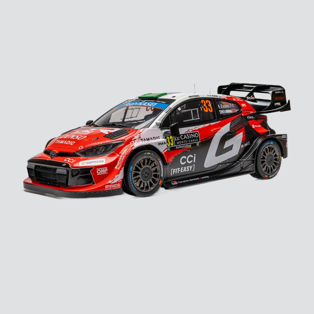 (64,95€-10%) Pré-encomenda Sinal - 15€ - Toyota GR Yaris Rally1 #33 - Elfyn Evans / Scott Martin - Rally monte Carlo 2026