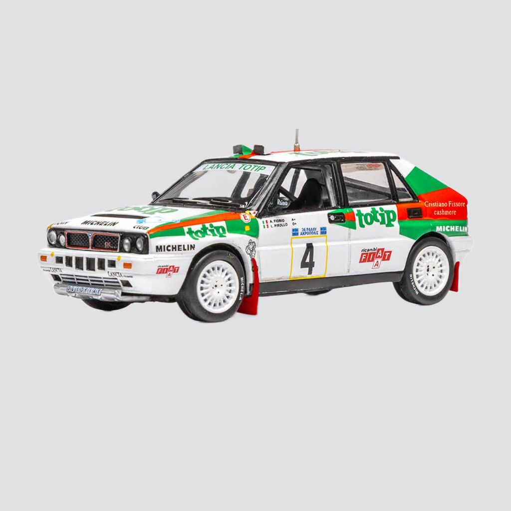 (39,95€-10%) Pré-encomenda Deposito 10€ - Lancia Delta Integrale 16V #4 - Alessandro Fiorio / Luigi Pirollo - Rally Acropolis 1989