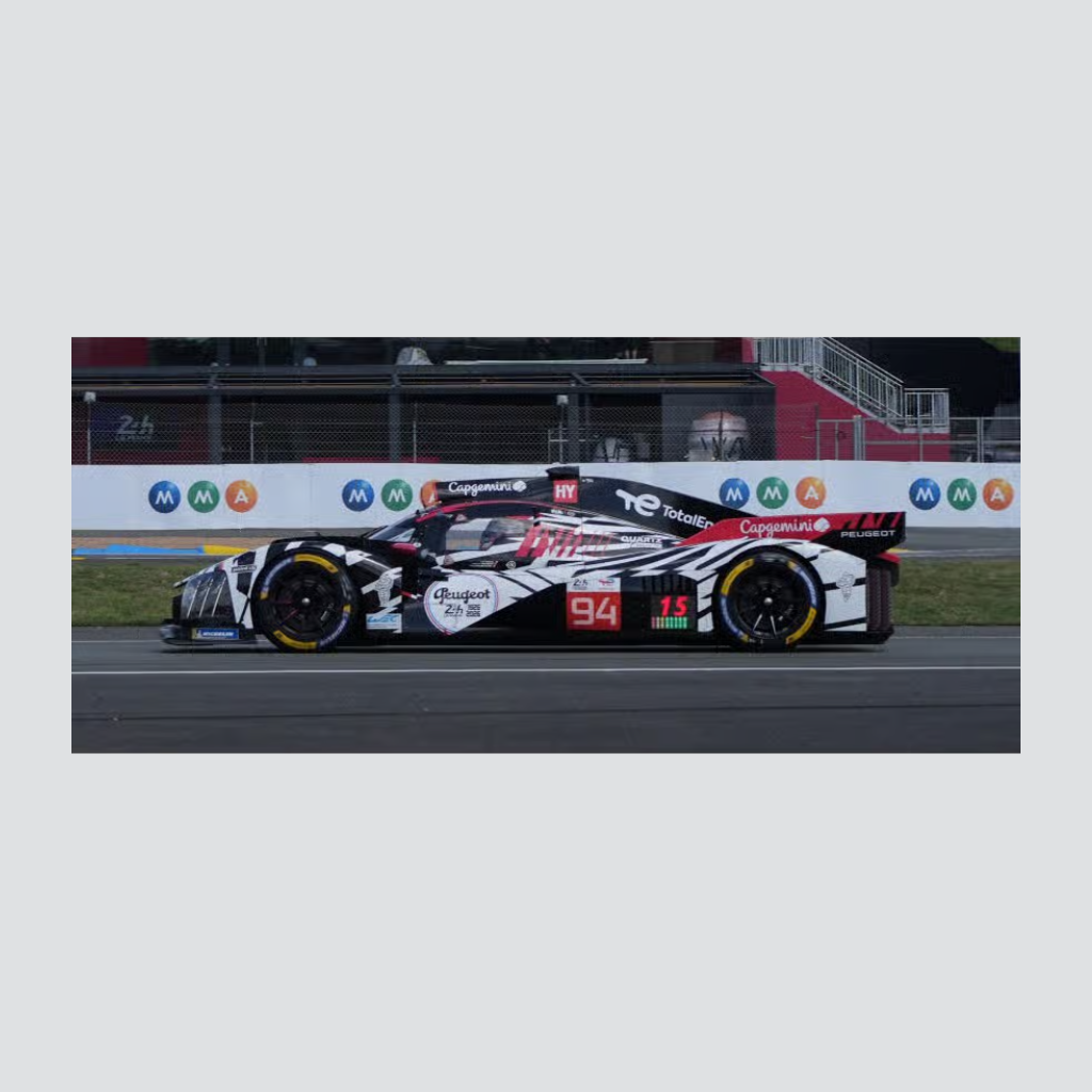 (89,90€-10%) Pré-encomenda Sinal 15€ - Peugeot 9X8 No.93 - L. Duval – M. Jakobsen – T. Pourchaire - Le Mans 24H 2026