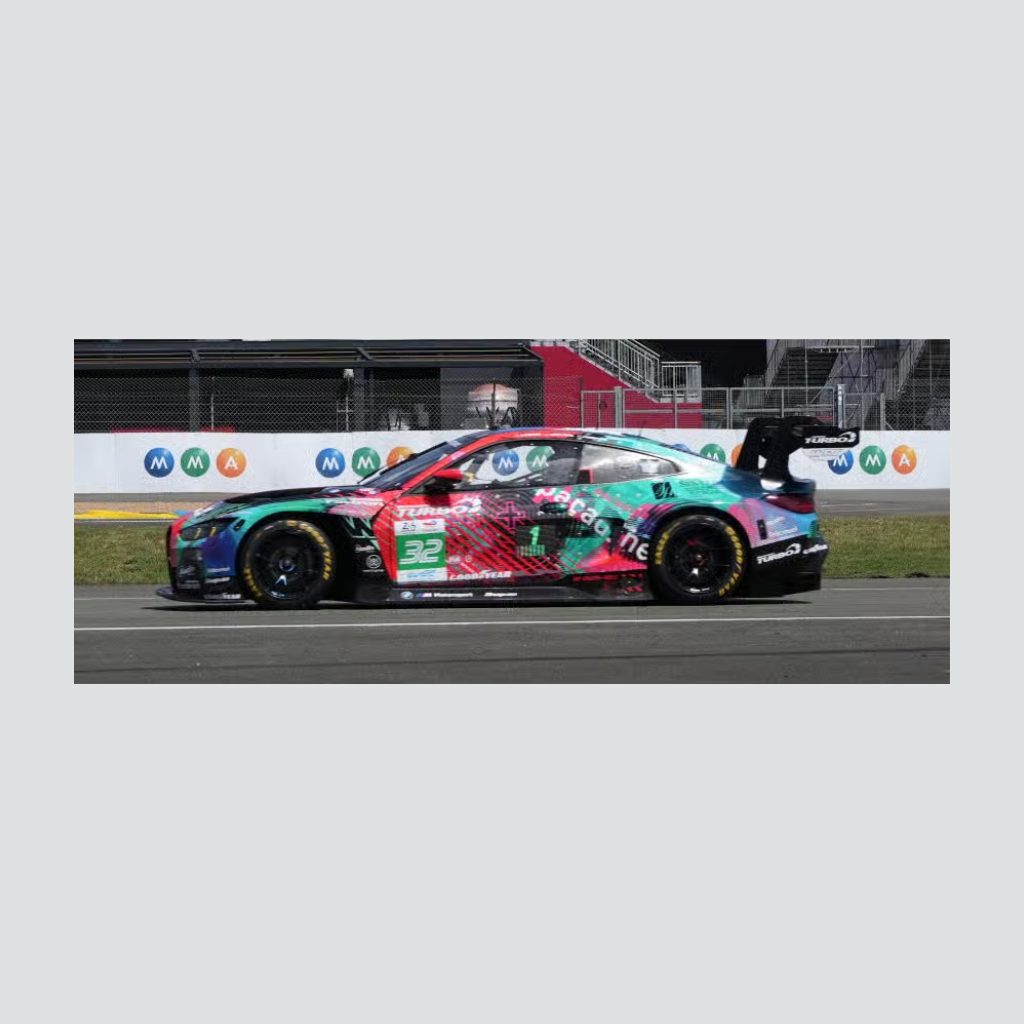 (89,90€-10%) Pré-encomenda Sinal 15€ - BMW M4 LMGT3 Evo No.32 - D. Leung – S. Gelael – A. Farfus - Le Mans 24H 2026