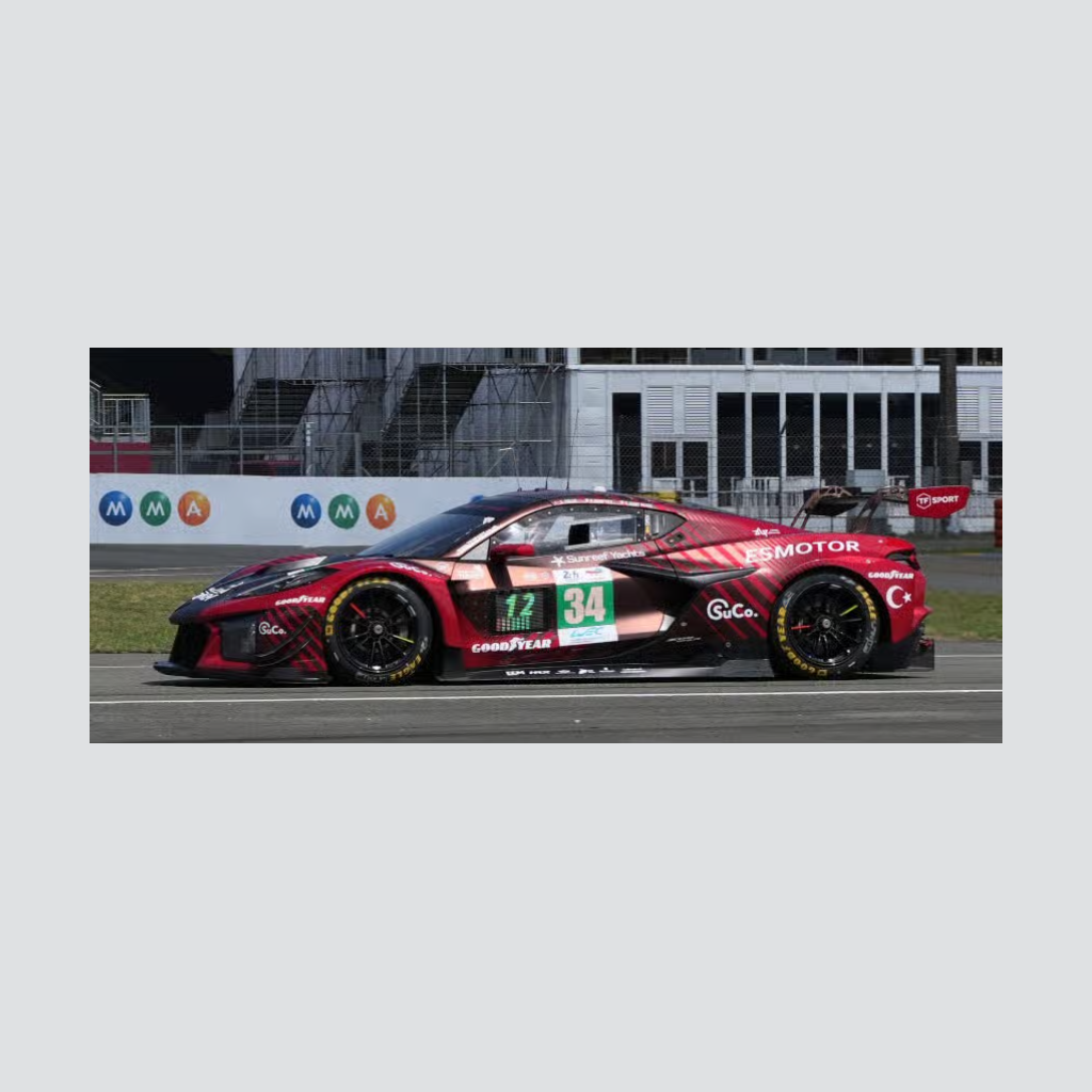 (89,90€-10%) Pré-encomenda Sinal 15€ - Corvette Z06 LMGT3.R No.34 - P. Dempsey – S. Yoluç – C. Eastwood - Le Mans 24H 2026