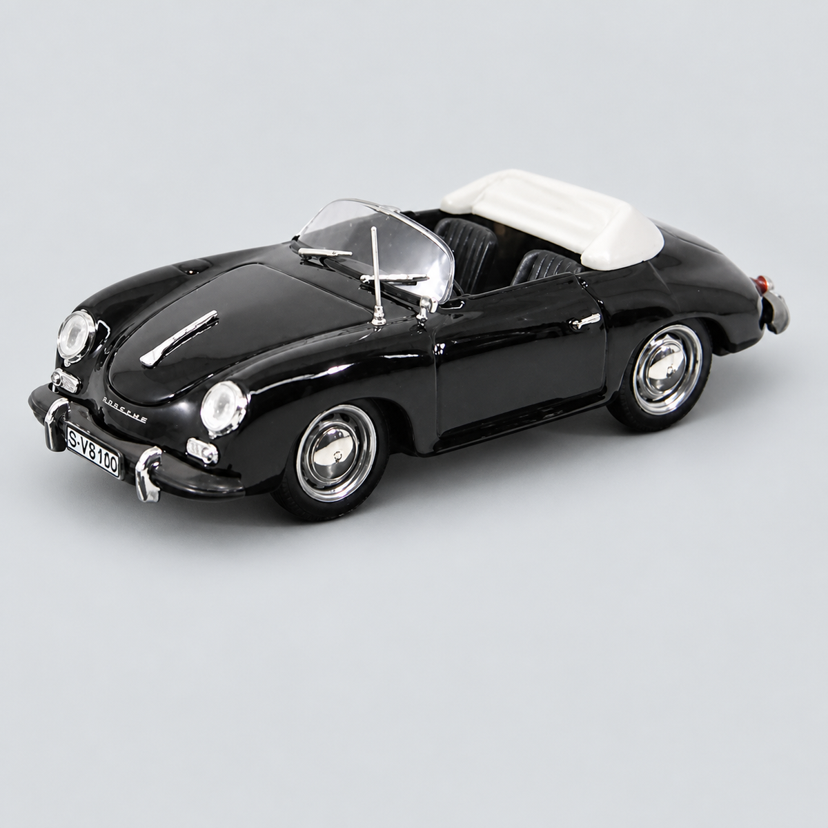 1/43 BRUMM - PORSCHE - 356C CABRIOLET 1952 — vista frontal