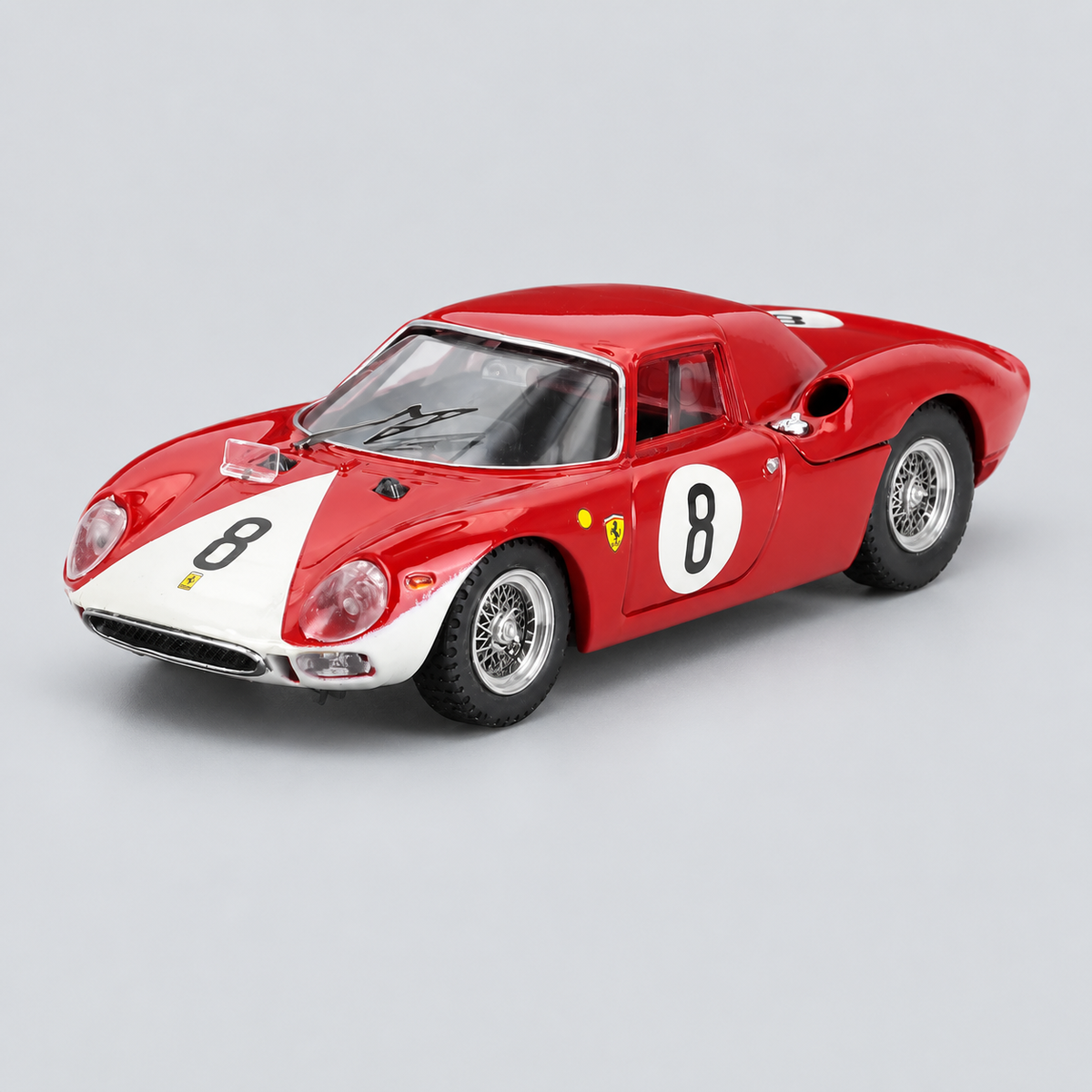 1/43 BEST-MODEL - FERRARI - 250 LM N 8 2ND 12h REIMS 1964 J.SURTEES - L.BANDINI — vista frontal