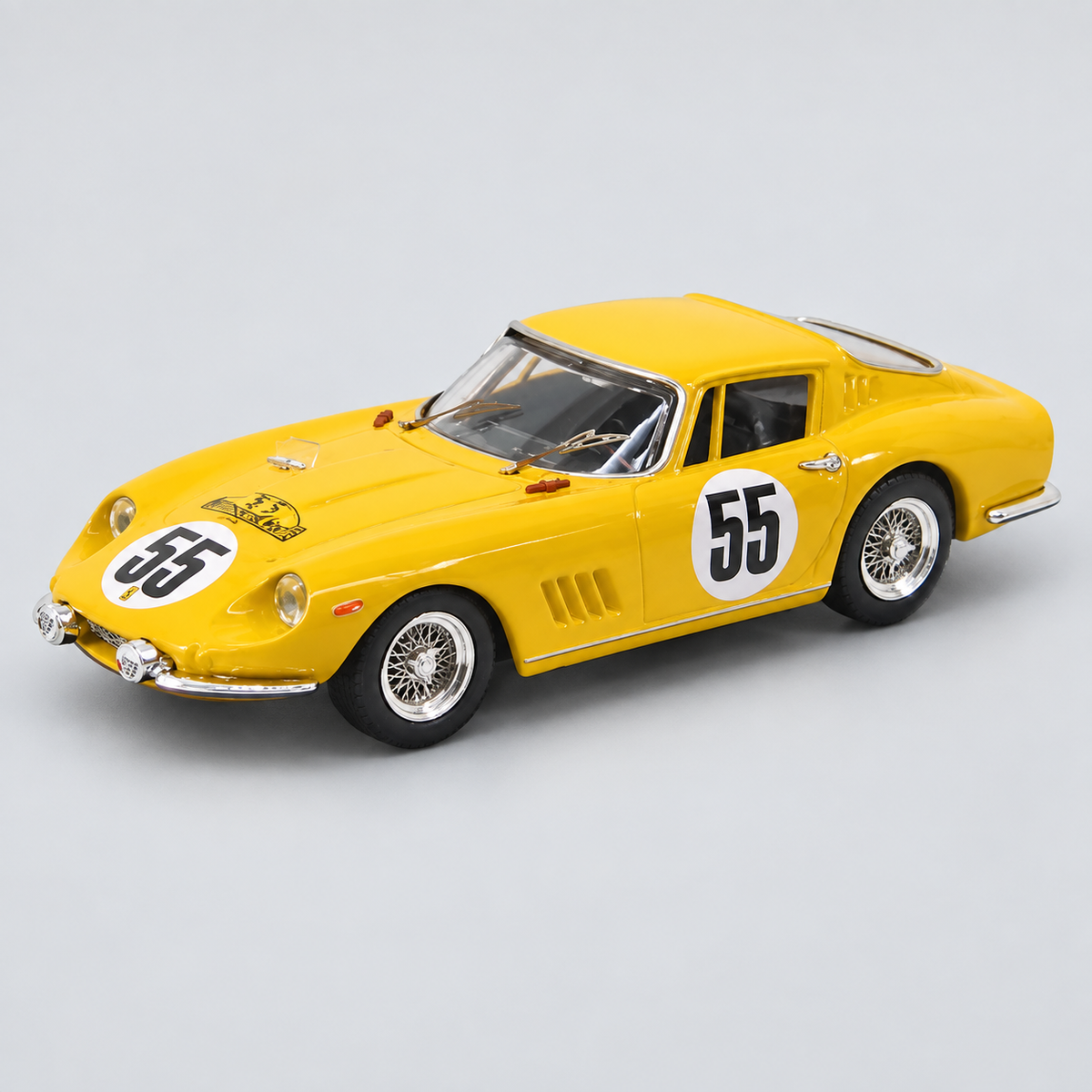 1/43 BEST-MODEL - FERRARI - 275 GTB N 55 NURBURGRING 1966 BIANCHI - DE KEIM — vista frontal