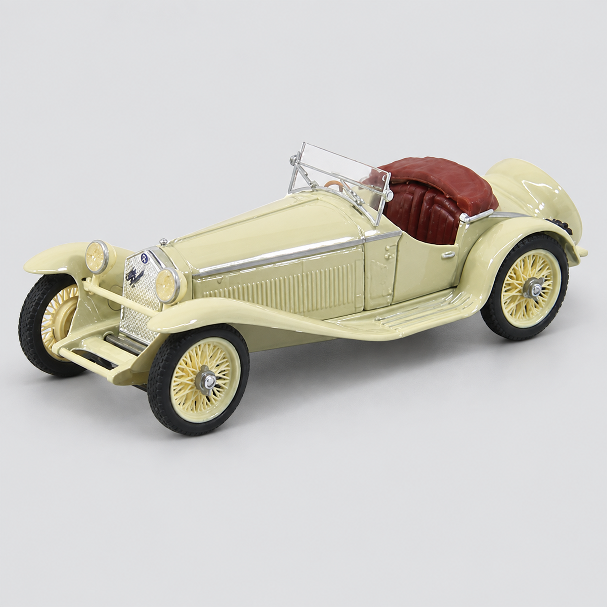 1/43 BRUMM - ALFA ROMEO - 1750 GS ZAGATO SPIDER 1931 — vista frontal