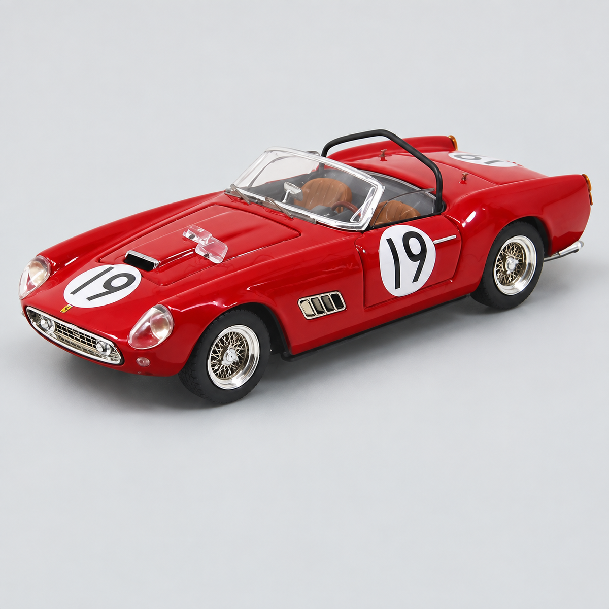 1/43 ART-MODEL - FERRARI - 250 GT LWB CALIFORNIA SPIDER ch.1699 N 19 NASSAU 1959 W.VON TRIPS — vista frontal
