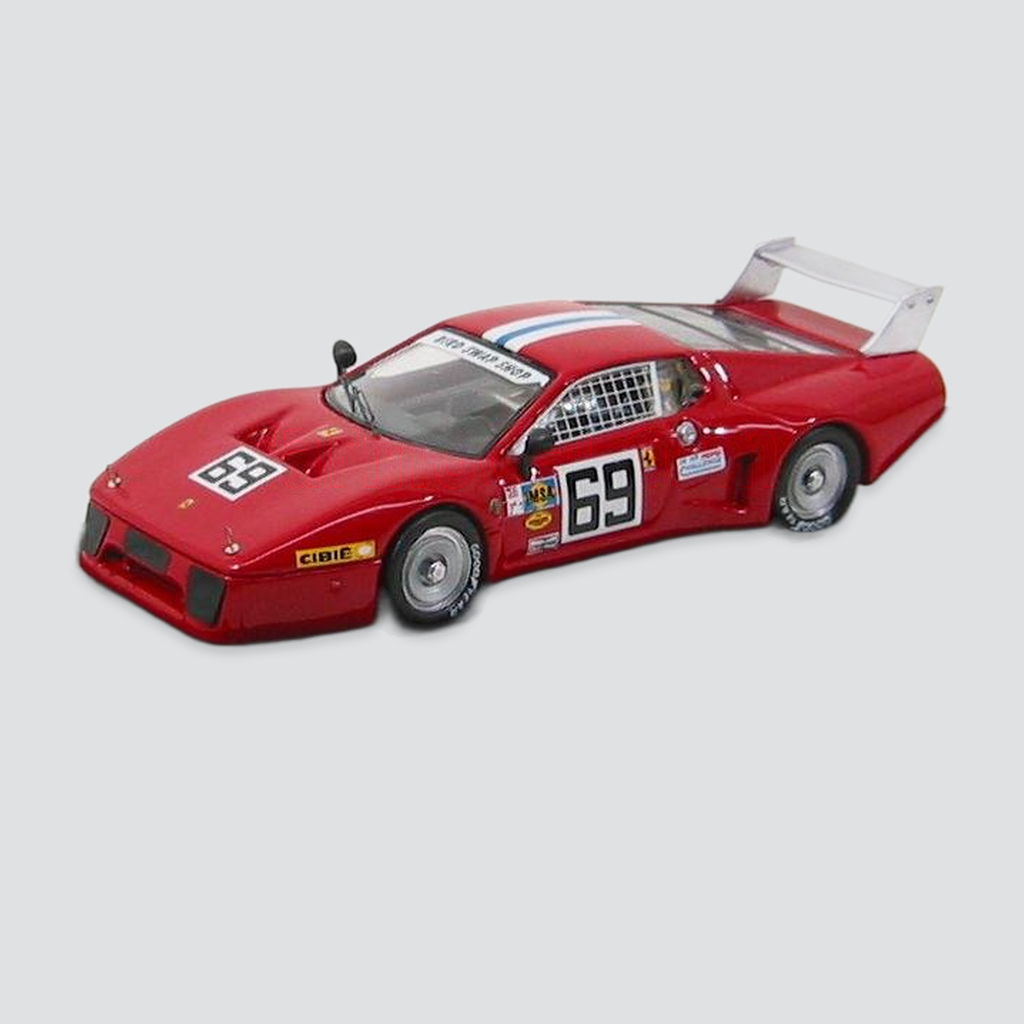 1/43 BEST-MODEL - FERRARI - 512BB LM N 69 DAYTONA 1980 DIEVDONN - HENN — vista frontal