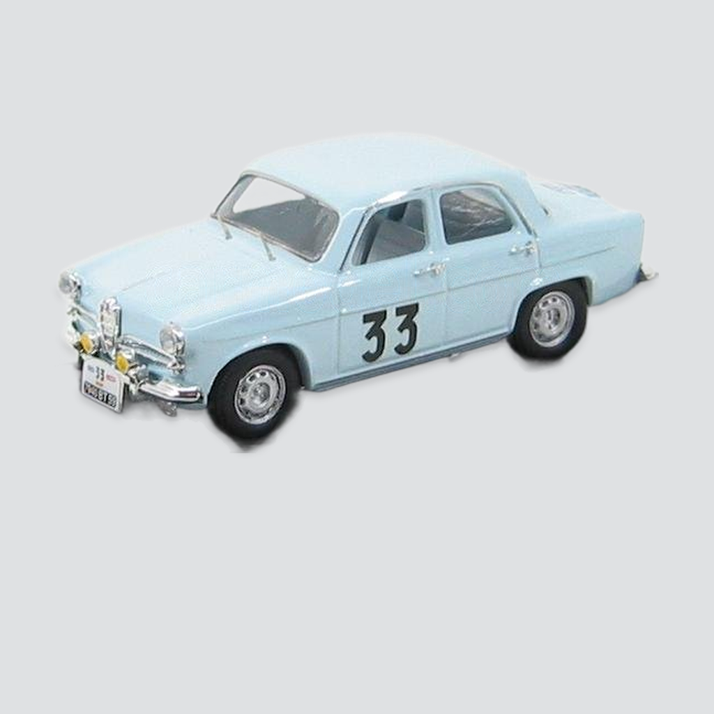 1/43 RIO-MODELS - ALFA ROMEO - GIULIETTA 1958 RALLY TOUR DE FRANCE N 33 — vista frontal