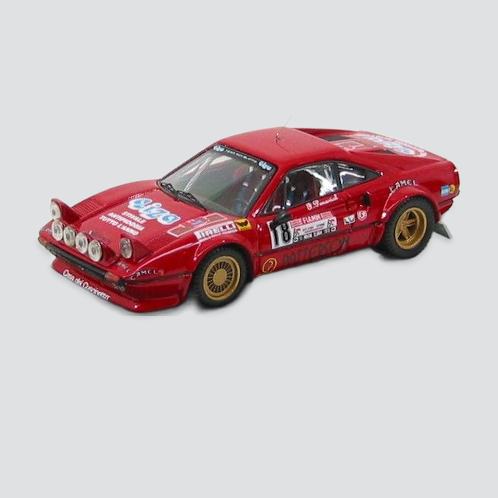 1/43 BEST-MODEL - FERRARI - 308 GTB GR4 RALLY D'ELBA 1978 LIVIERO - PENARIOL — vista frontal