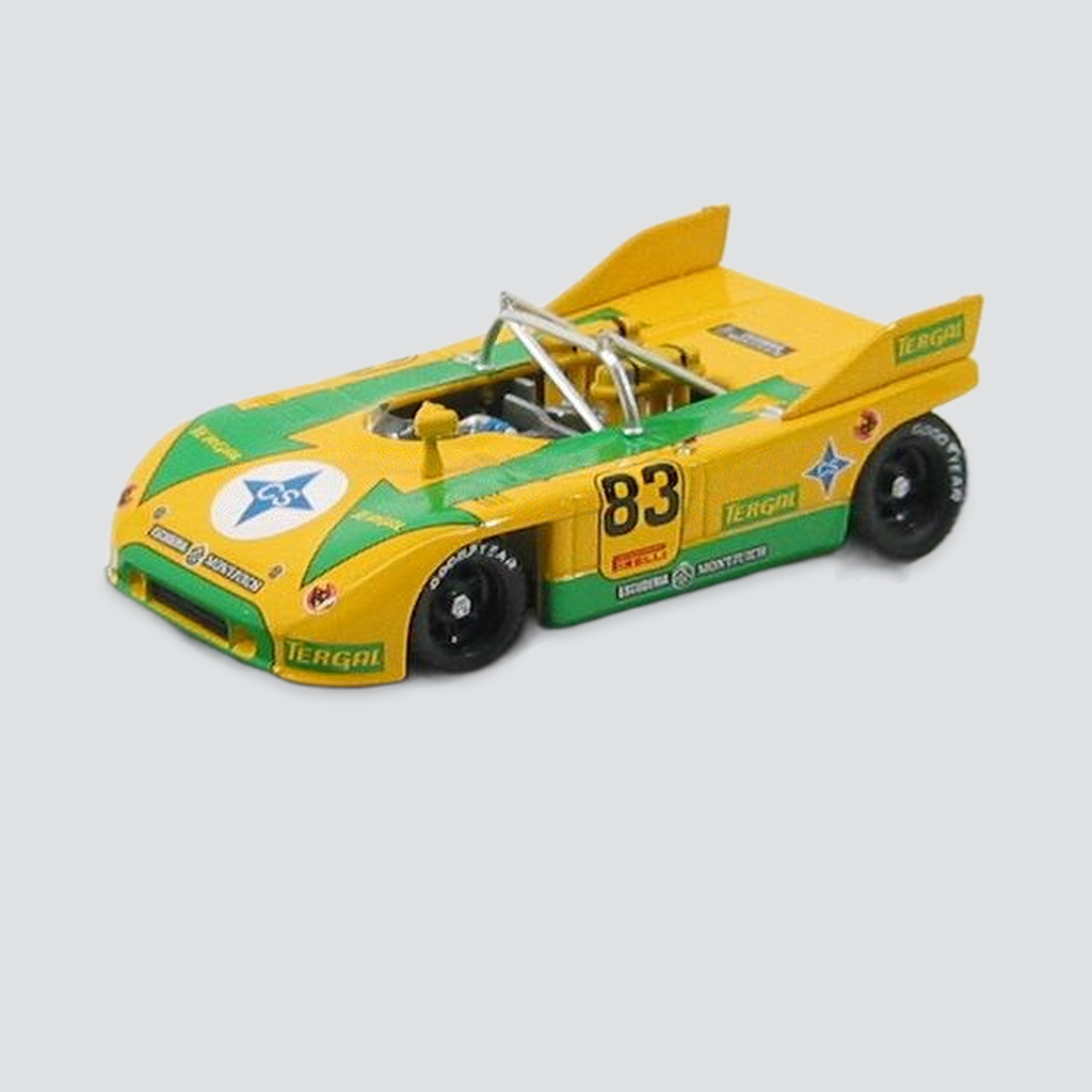 1/43 BEST-MODEL - PORSCHE - 908/3 N 83 CAMPIONATO EUROPEO MONTAGNA 1973 J.FERNANDEZ — vista frontal