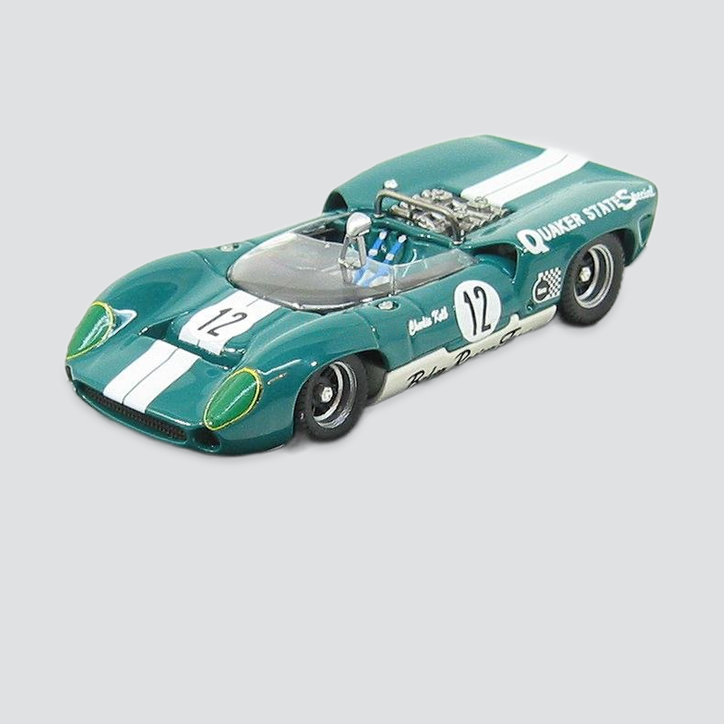 1/43 BEST-MODEL - LOLA - T70 SPIDER N 12 LAS VEGAS 1967 — vista frontal