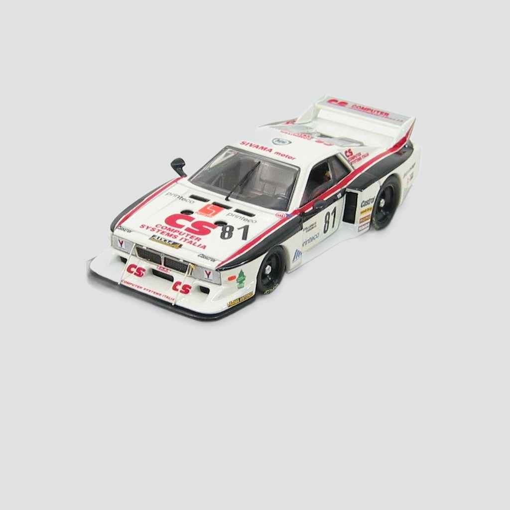 1/43 BEST-MODEL - LANCIA - BETA COUPE MONTECARLO N 81 MONZA 1982 CASONI - CASTELLANO — vista frontal