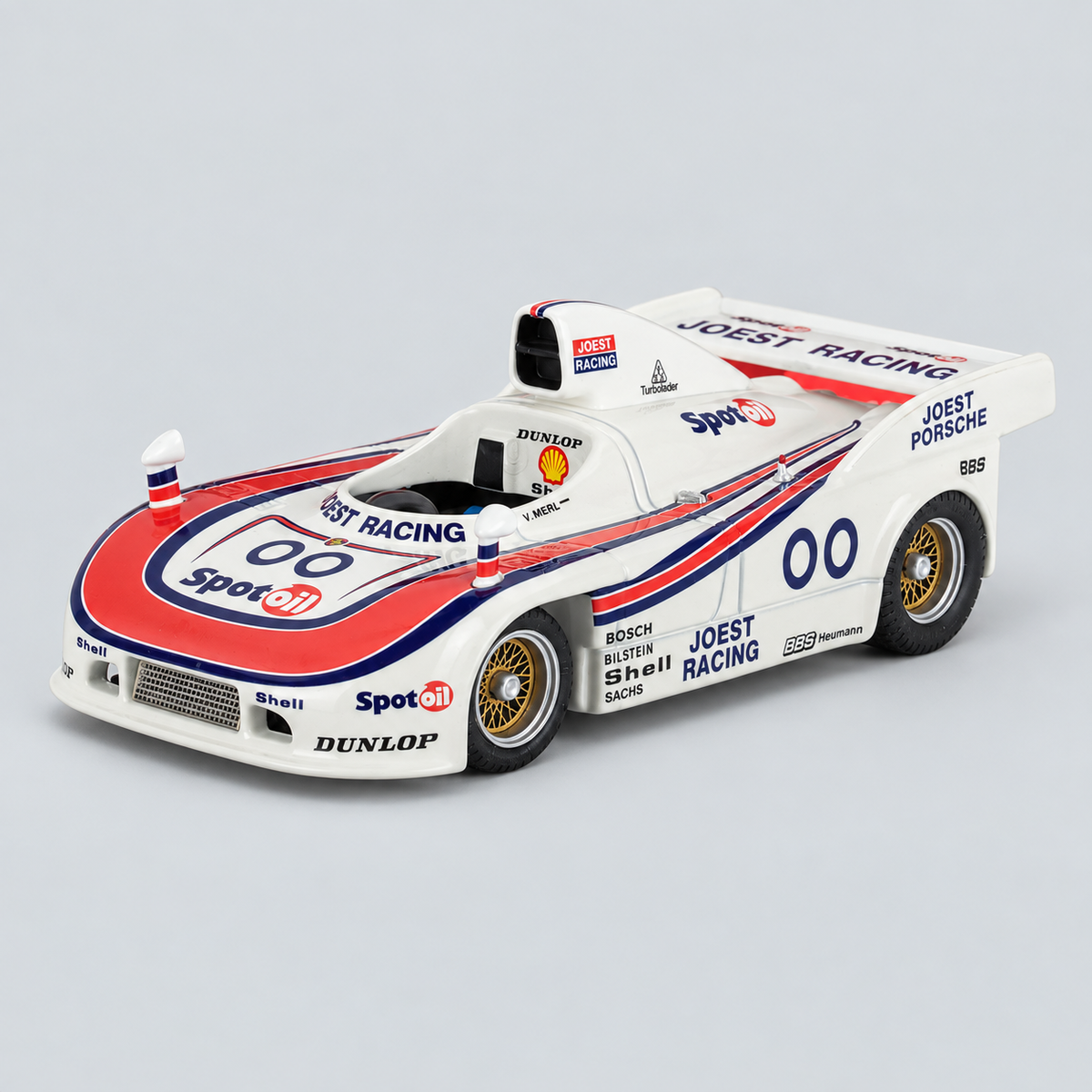1/43 BEST-MODEL - PORSCHE - 908/4 N 00 MOST 1981 V.MERL — vista frontal