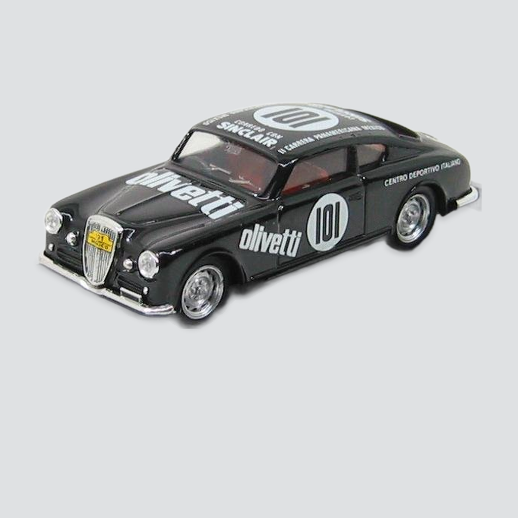 1/43 BRUMM - LANCIA - AURELIA B20 COUPE N 101 CARRERA PANAMERICANA MEXICO 1951 G.BRACCO — vista frontal