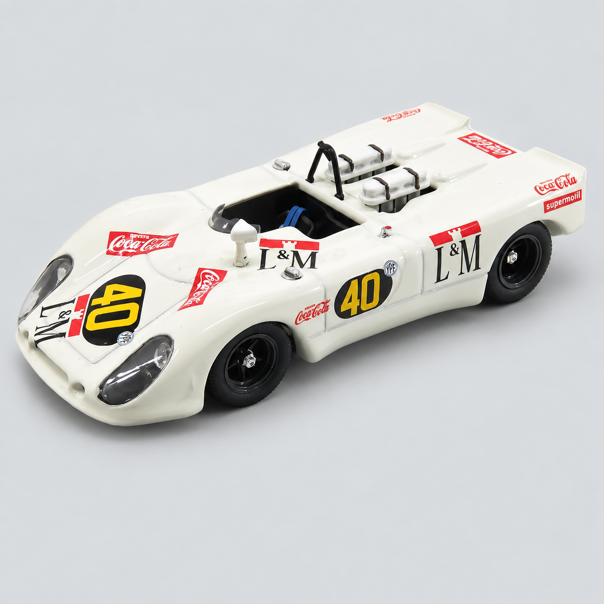 1/43 BEST-MODEL - PORSCHE - 908/2 FLUNDER SPIDER N 40 TEMPORADA 1970 DECADENET - PAIRETTI — vista frontal