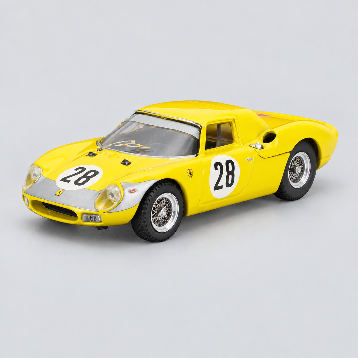 1/43 BEST-MODEL - FERRARI - 250 LM N 28 1000km PARIGI 1966 GOSSELIN - NOBLET — vista frontal