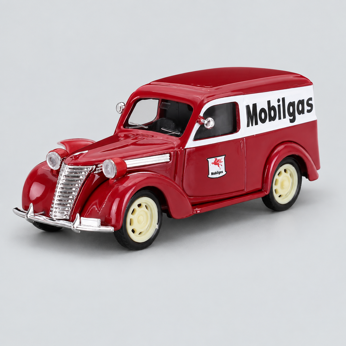 1/43 BRUMM - FIAT - 1100 E VAN MOBILGAS 1956 — vista frontal