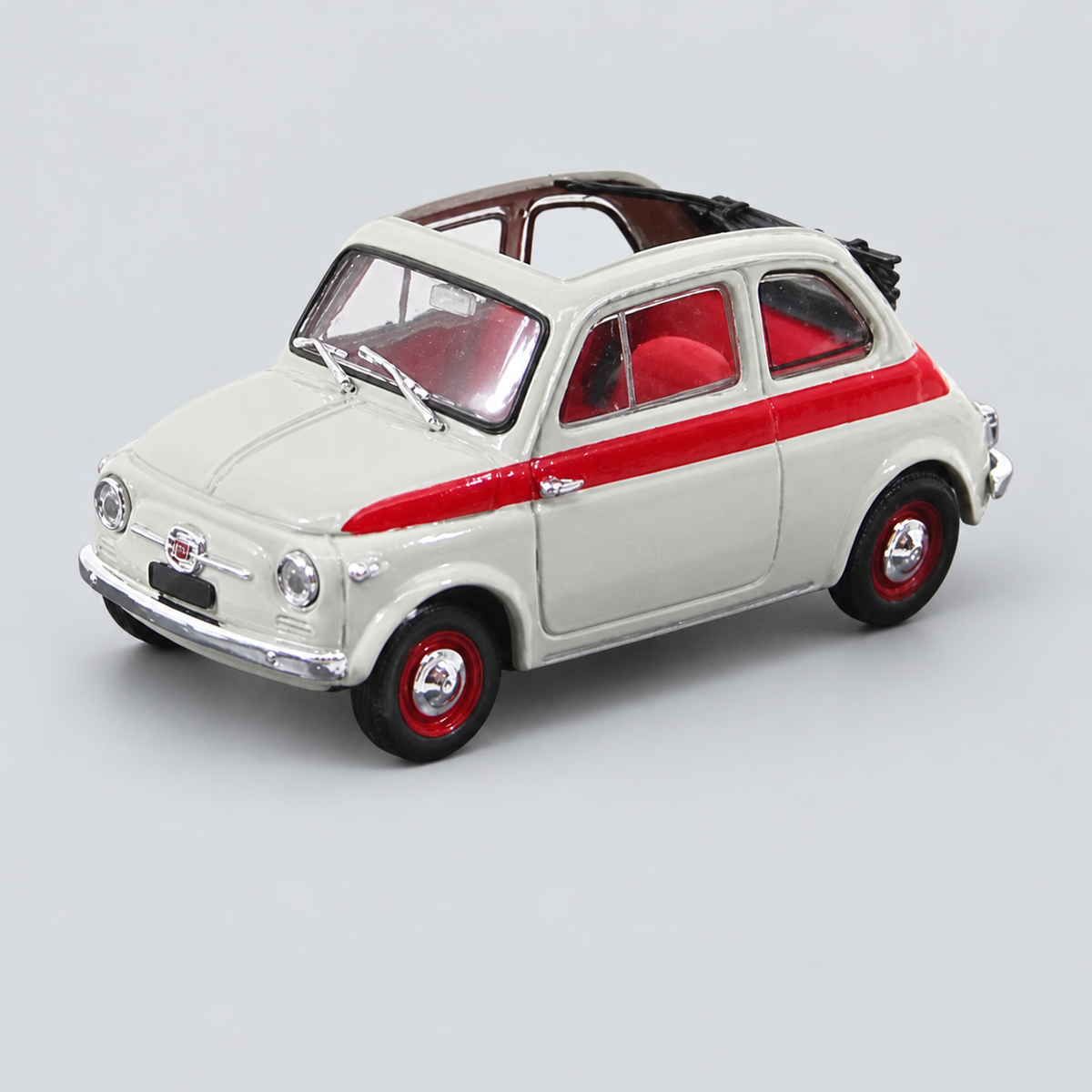 Fiat 500 Nuova Sport Aperta Grey 1957