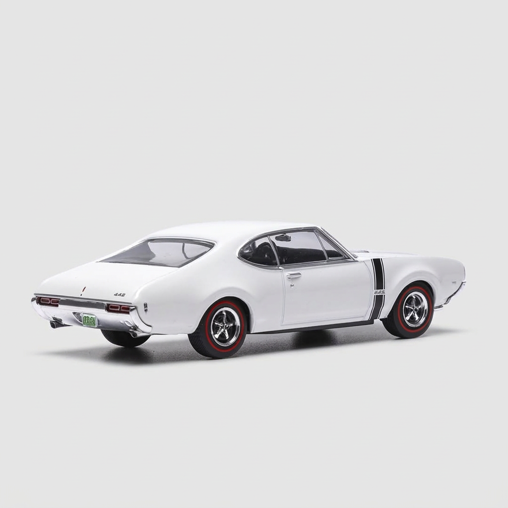 Oldsmobile 442 W-30 White 1970