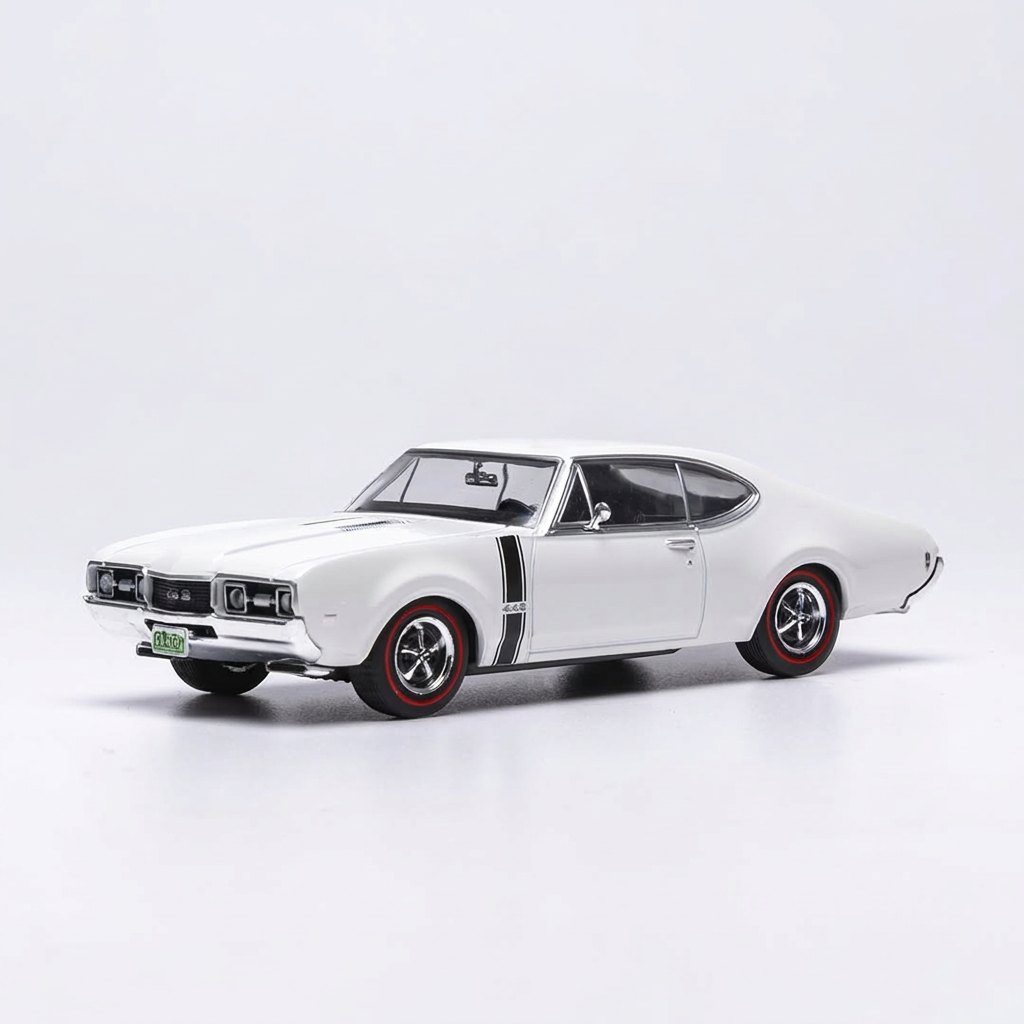 Oldsmobile 442 W-30 White 1970