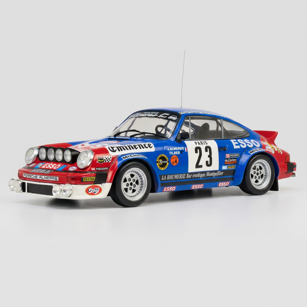 Porsche 911 SC Gr.4 #23 - Jacques Almeras / Christian Tilber - Rally Monte Carlo 1981