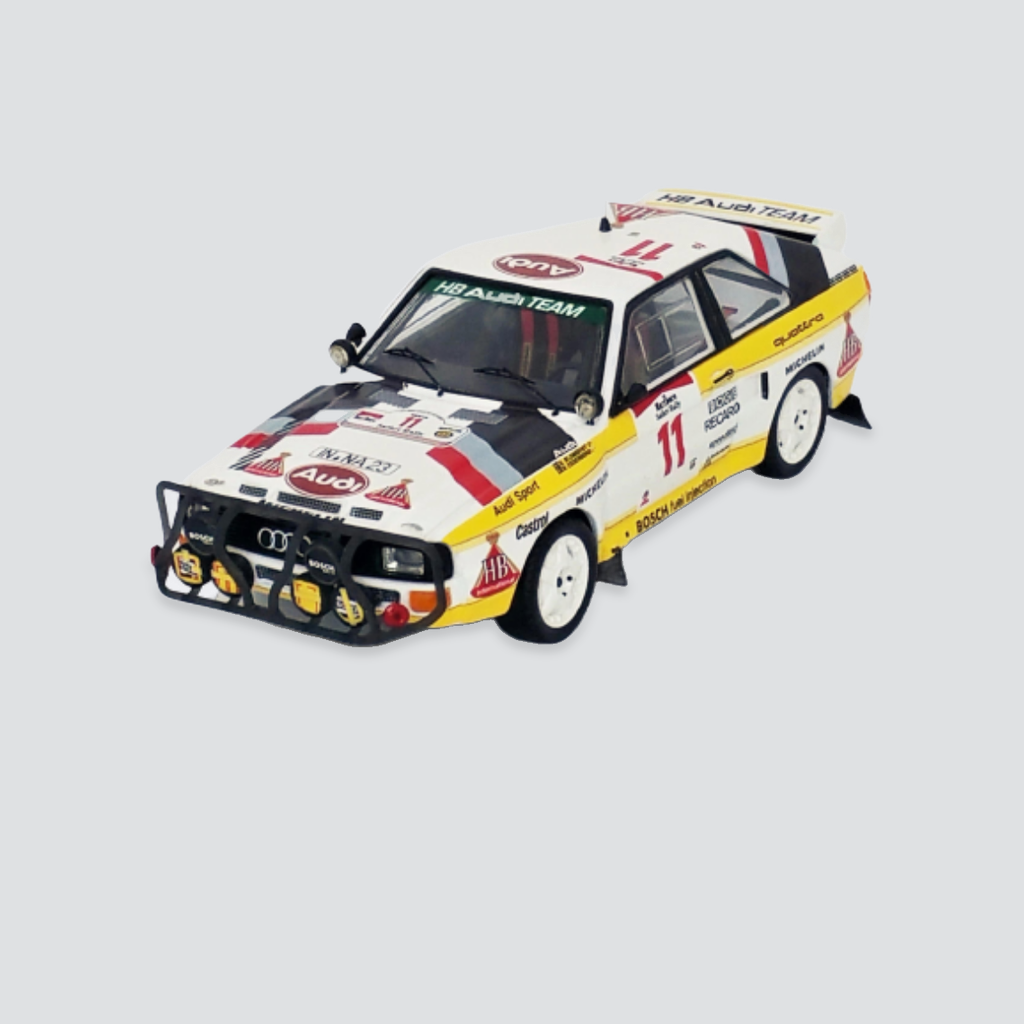 Audi Sport Quattro #11 S. Blomqvist / B. Cederberg Rally Safari 1985