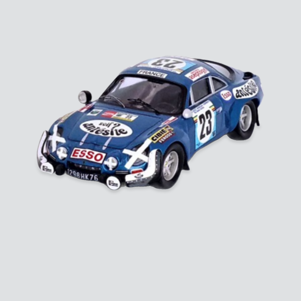 Alpine-Renault A110 B. Neyret / J. Terramorsi 13rd Safari Rally 1975