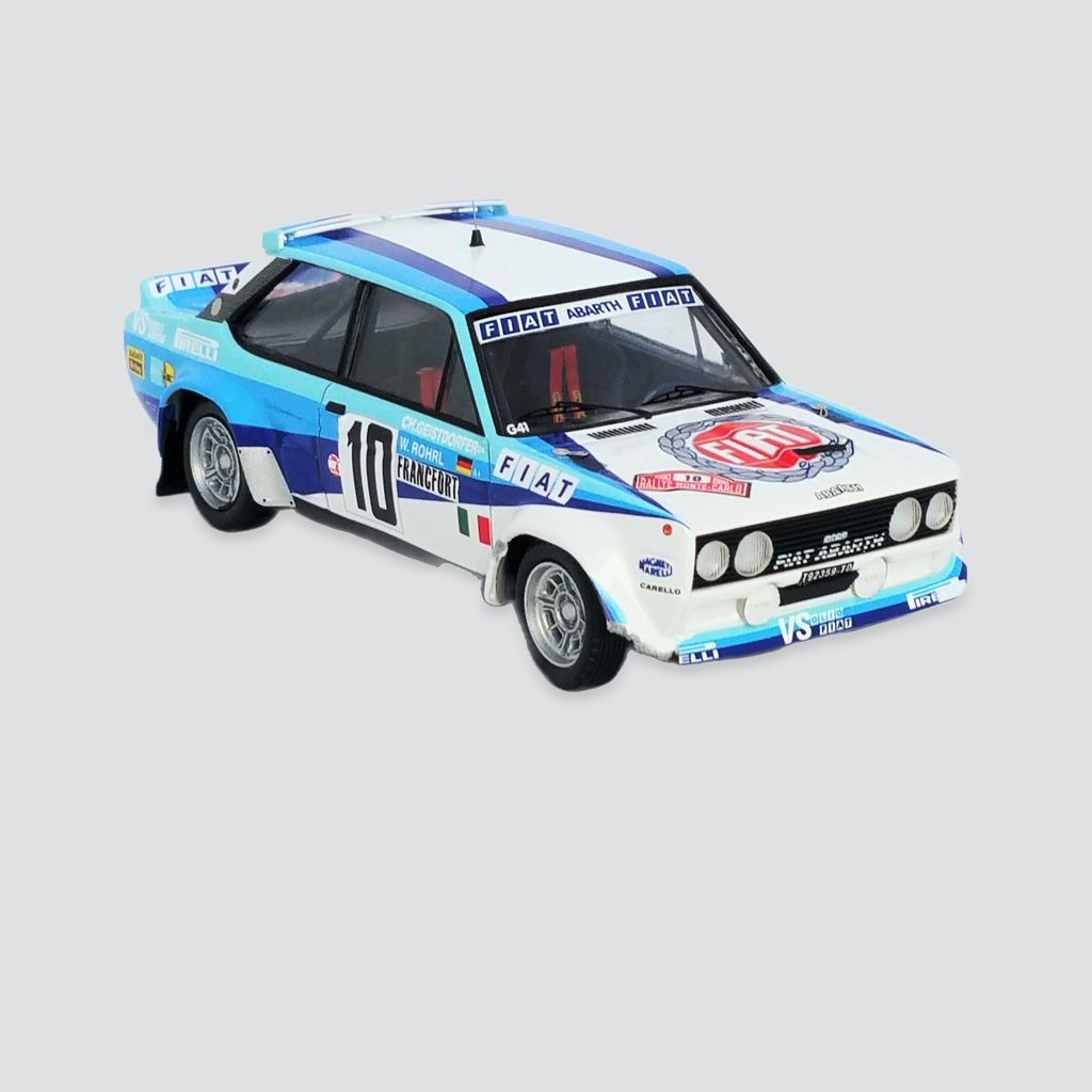 Fiat 131 Abarth ´Damaged´-1st M.Carlo Rally 1980 W.Röhrl/C.Geistdörfer