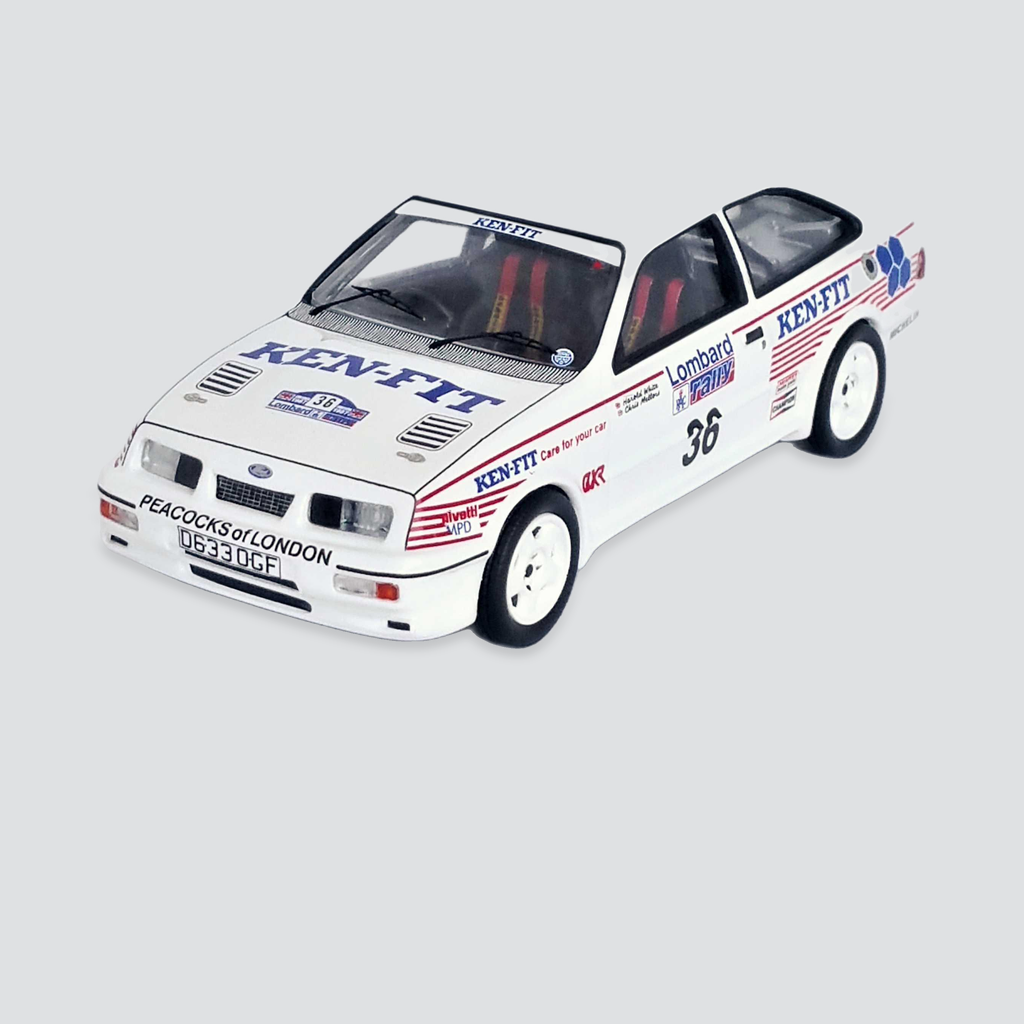 Ford Sierra RS Cosworth-13th RAC Rally 1987 C.Mellors/H.White