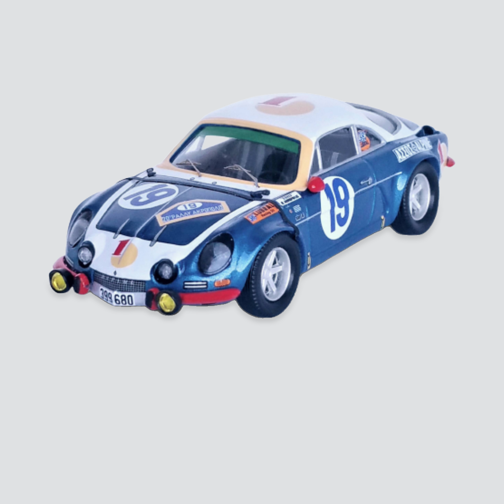 Alpine-Renault A110 #19 - ´Siroco´ / Miltos Andriopoulos - Acropolis Rally 1972