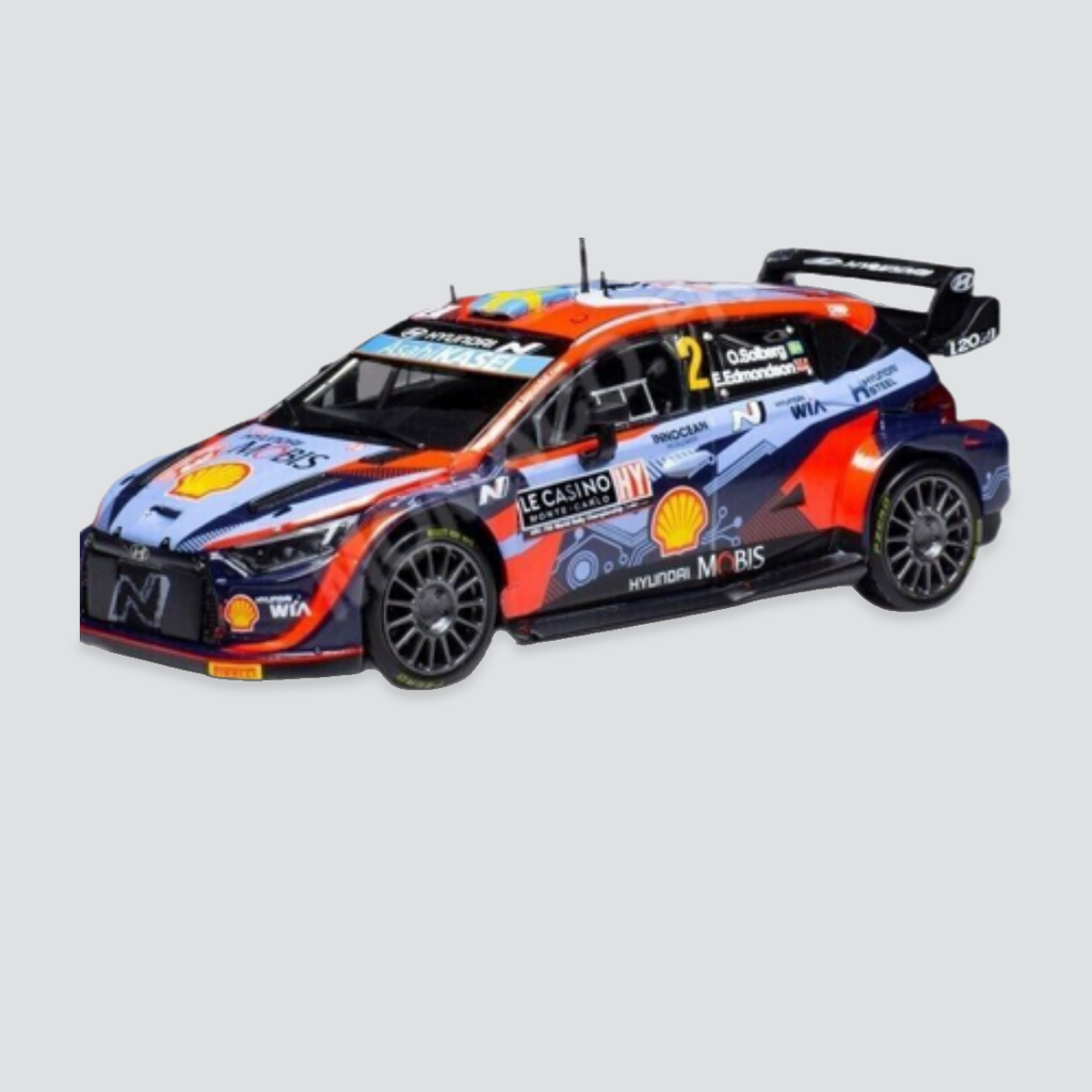 Hyundai i20N Rally1 #2 - Oliver Solberg / Elliott Edmondson - Rally Monte Carlo 2022