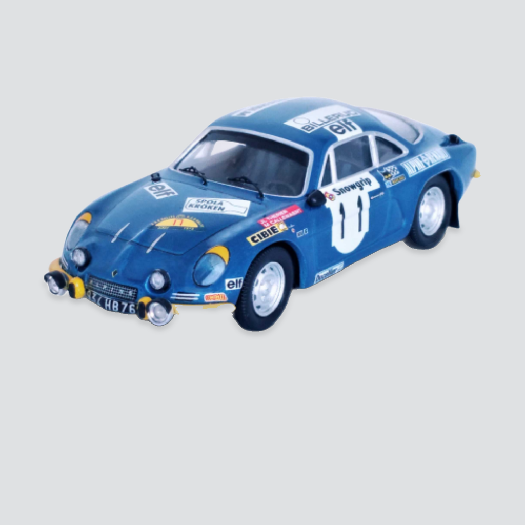 Alpine-Renault A110  Jean-L.Thérier/M.Callewaert  3rd Swedish Rally 1973
