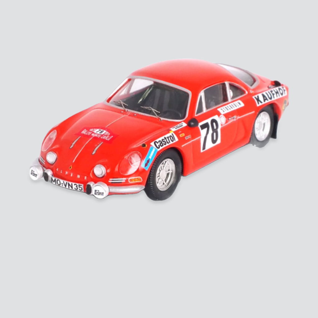 Alpine-Renault A110 #78 Friedrich von der Leyen / Peter Diekmann - Monte-Carlo Rally 1975