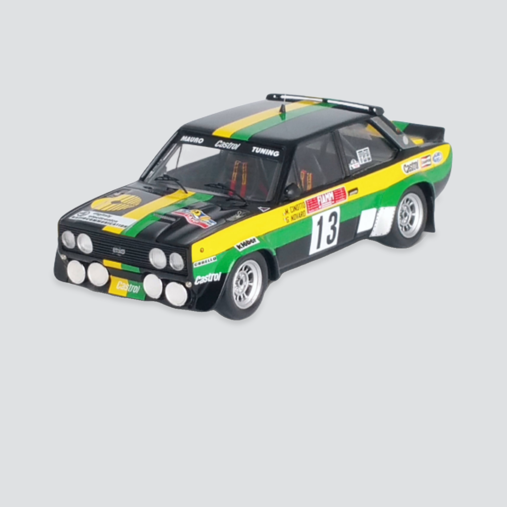 Fiat 131 Abarth #13 - Michelle Cinotto / Guido Novaro - Rally Valle d´Aosta 1980