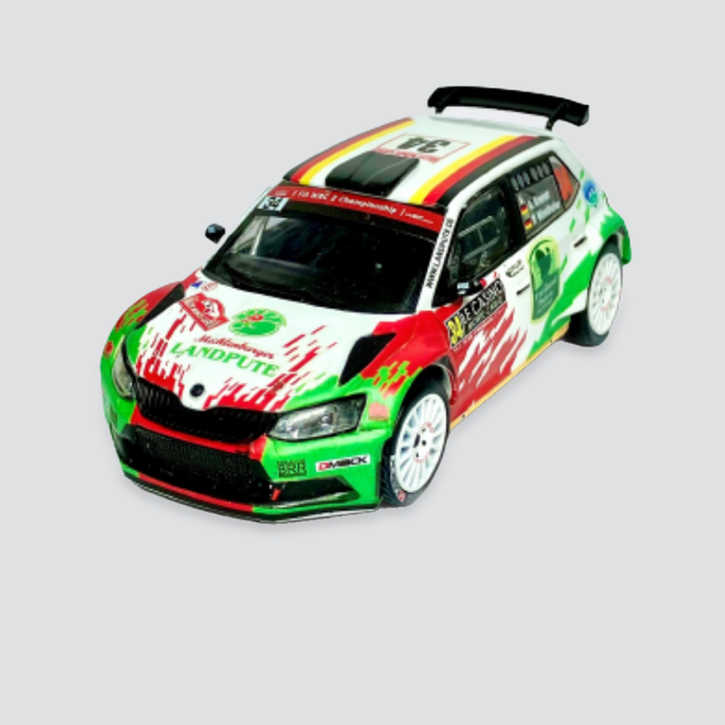 Škoda Fabia R5 #34 - Armin Kremer / Pirmin Winklhofer - Rally Monte Carlo 2017
