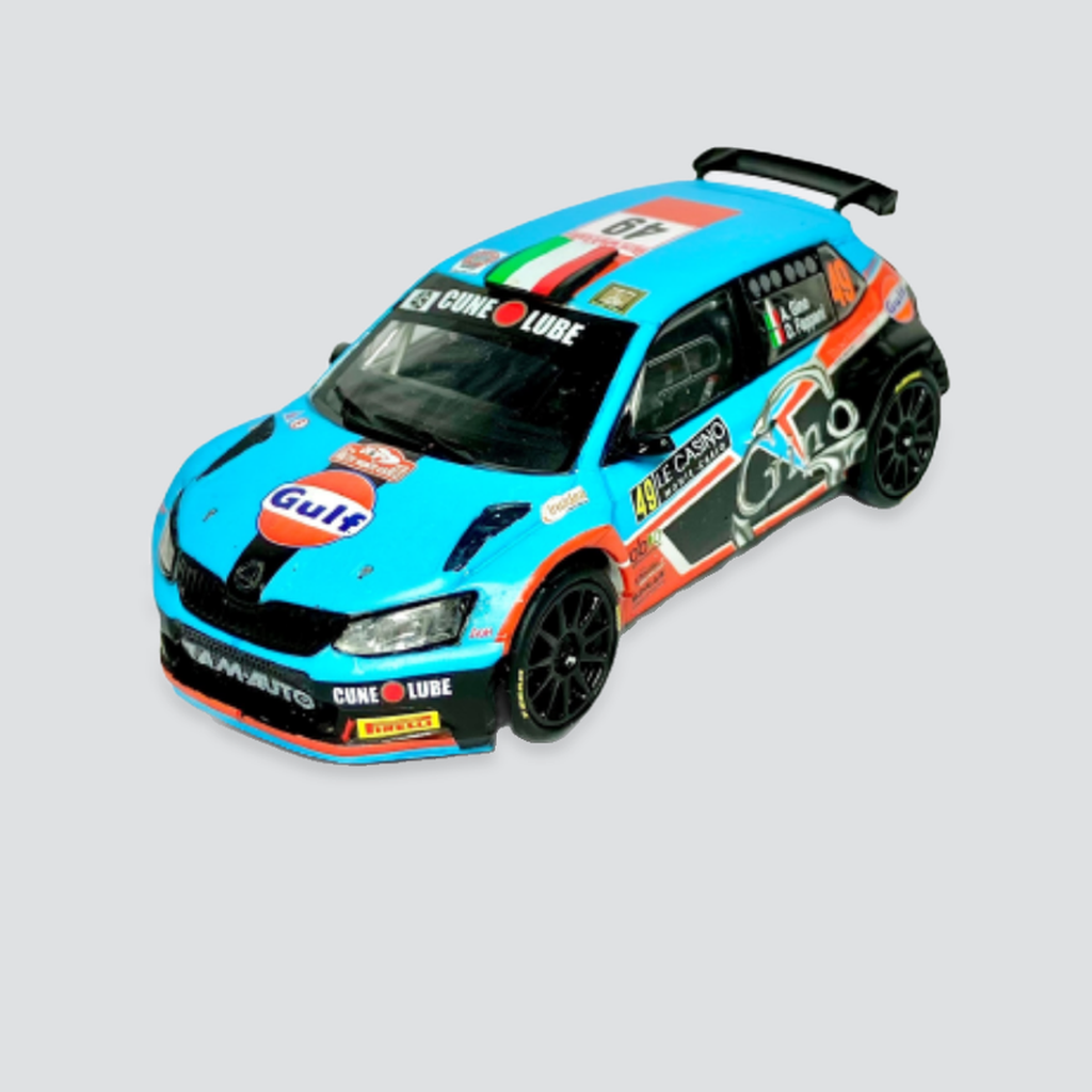 Skoda Fabia R5 #49 Alessandro Gino / Danilo Fappan - Rally Monte Carlo 2019